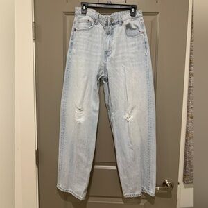 Zara High Waisted Denim Jeans